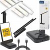 LED STOLNÁ LAMPA NA ČÍTANIE NA PÍSACÍ STÔL NOČNÁ 3 FARBY KRESLIARSKA USB HQ