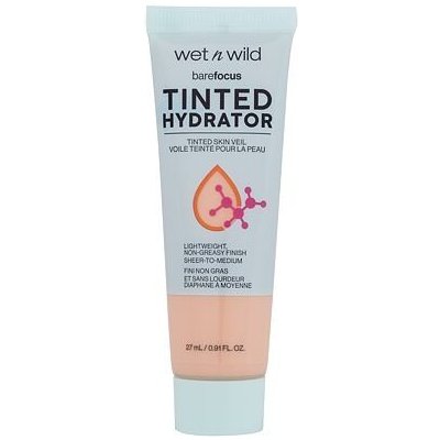 Wet n Wild Bare Focus Tinted Hydrator rozjasňující a hydratační make-up 27 ml odstín Fair