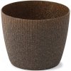 Kvetináč plast béžový Lamela 8 cm x 11 x 8,4 cm