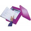 Leitz Střední univerzální krabice Click & Store, Purpurová