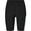 Ladies Color Block Cycle Shorts - black/white L