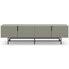 Zelenosivý TV stolík 200x54,5 cm Eldia – Marckeric