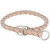 Obojok CAVO okrúhly polosťahovací, L: 47-55 cm/ø 18 mm, telová/piesková