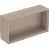 GEBERIT KÚPEĽNE Obdĺžnikový nástenný box Geberit iCon, 45cm, 23.3cm, 13.2cm, Dub, 502.322.JH.1