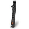 PREMIUMCORD Acar S8 FA Rack 3m kábel, 8 zásuviek, prepäťová ochrana, do racku, čierna ppacars8-3rack