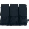 MFH MOLLE Triple mag pouch, 16x8.5x5 - black (30616A)