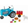 Mattel Barbie Herní set Farma modrý traktor GFF49