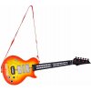 MultiStore HC566237 Detská elektrická rocková gitara s LED svetlami a tutoriálom oranžová
