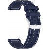 Techsuit - Watchband 22mm (W051) remienok pre Huawei Watch GT 2 (46 mm) / GT 2 Pro / GT 3 Pro (46 mm) / Ultimate, Xiaomi Watch S1 – tmavomodrý