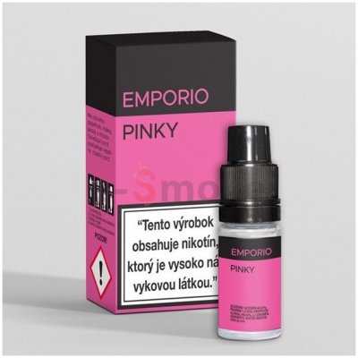 10 ml Pinky Emporio e-liquid, obsah nikotínu 12 mg