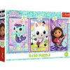 Puzzle 3x50 - Gabby's Dollhouse: Zoznámte sa s Gabby a mačičkami