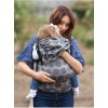 Kinder Hop Rastúce ergonomické nosítko Multi Grow Dots Light Grey 100% bavlna, žakár