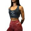 Dámska podprsenka Nebbia NEBBIA x OLYMPIA Washed Medium-Support Sports Bra GOLDEN AGE 778 black XS
