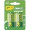 2 ks alkalických batérií GP D (R20) ks