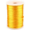 Šnúra Ø2mm saténová - 95 m 008 (16) žĺtková