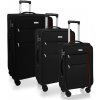 AVANCEA Sada textilných cestovných kufrov GP4555 čierna 4W S,M,L