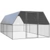 vidaXL Vonkajšia klietka pre sliepky 3x6x2 m pozinkovaná oceľ