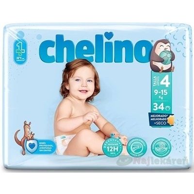 CHELINO T4 9-15 kg s dermo ochranou 34 ks