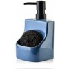 Mondex Dávkovač saponátu Sansa Nature, modrá/s čiernymi prvkami, 450 ml