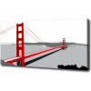 Foto obraz na plátne Most San Francisco 100x50 cm