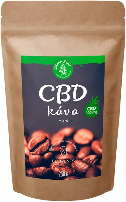 Zelená země CBD káva BIO 250 g