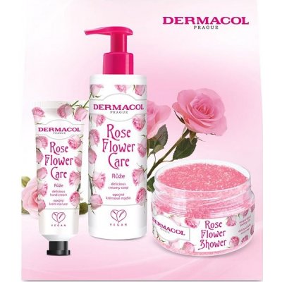 Dermacol Lilac Flower Shower sada sprchovací krém Lilac Flower Shower 200 ml + krém na ruky Lilac Flower Care 30 ml