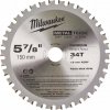 MILWAUKEE Pílový kotúč na kov 150 x 20 x 1,6 mm / 34T