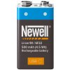 Lítiovo-iónová batéria Newell 9V (6F22) 500 mAh 1 ks
