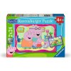 Puzzle pre deti Ravensburger 2x24 dielikov Prasiatko Peppa