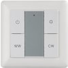 Ledco DALI nástenný 4-talč. ovládač CCT, podpora dual color DT8