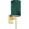 Argon Argon 8109 - Nástenná lampa ABRUZZO 1xE14/7W/230V mosadz/zelená AR8109 + záruka 3 roky zadarmo + záruka 3 roky zadarmo