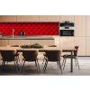 DIMEX | Dibond doska za kuchynskú linku | DBW-26060-070 Červený poťah | 260 x 60 cm + Dibond obkladová doska Dimex do kuchyne Červený poťah v rozmere 260 x 60 cm