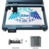 LONGER Laser B1 30W Gravírovací Stroj + Lôžko + Rotačný Valec s Držiakom