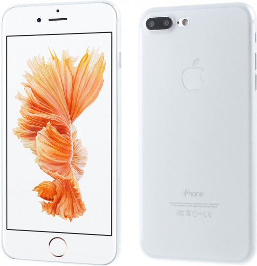 Púzdro AppleKing ultratenké 0,3 mm matné Apple iPhone 8 Plus / 7 Plus - biele