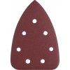 Papier brúsny deltový na suchý zips 10ks, 7 otvorov, 98x141mm, P60, EXTOL PREMIUM 8803992
