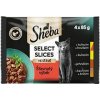 Sheba Selection in Sauce Šťavnatý výber 4 x 85 g
