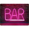 FOREVER LIGHT FLNE24 universal LED dekorácia NEON BAR (LED dekorácia, BAR, ružová, 3xAA/USB [RTV100301])