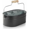 Humdakin Plechový úložný box System Bucket Matte Black