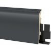 Lišta soklová PVC Arbiton VIGO 60 RAL 7024 Antracit 04 2,2m výška 60 mm 2.2 bm 5905167825709