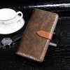 Peňaženkové kožené puzdro na Xiaomi Mi Note 10 Lite - Ebony