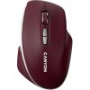 Canyon MW-21, Wireless optická myš, bordová CNS-CMSW21BR