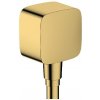 Hansgrohe Fixfit - Sprchové kolienko so spätným ventilom, leštený vzhľad zlata 26457990
