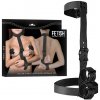Fetish Submissive Bondage - Collar & Wrist Cuffs Body Restraint Set - Postroj