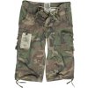 3/4 nohavice Mil-Tec Air Combat - woodland, XS