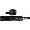 Mister B Rubber Ankle Restraints, čierne putá zo silnej gumy 37 x 8 cm