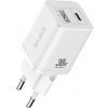 Adaptér Dux Ducis C80 Super Si s funkciou rýchleho nabíjania 30W 3A biely