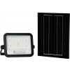V-Tac Stmievateľný solárny LED reflektor LED/100W/3,2V IP65 5000 mAh čierny + diaľkové ovládanie 24083 + záruka 3 roky zadarmo