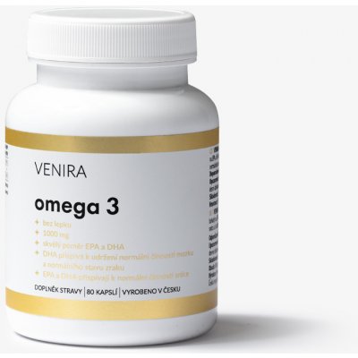 VENIRA omega 3, 80 kapsúl 80 kapsúl