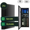 Ecoprodukt Hybrid Victron 10,32kWp 10,8kWh 3-fáz RACK predpripravený solárny systém