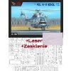 Papierový model - Policajný vrtuľník PZL W-3 Sokol Poľsko + Laser a zasklenie
